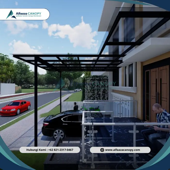 Kanopi Membran Teras & Kaca