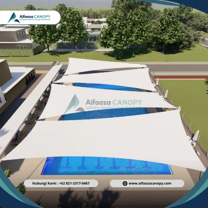 Kanopi Layang Swimming Pool