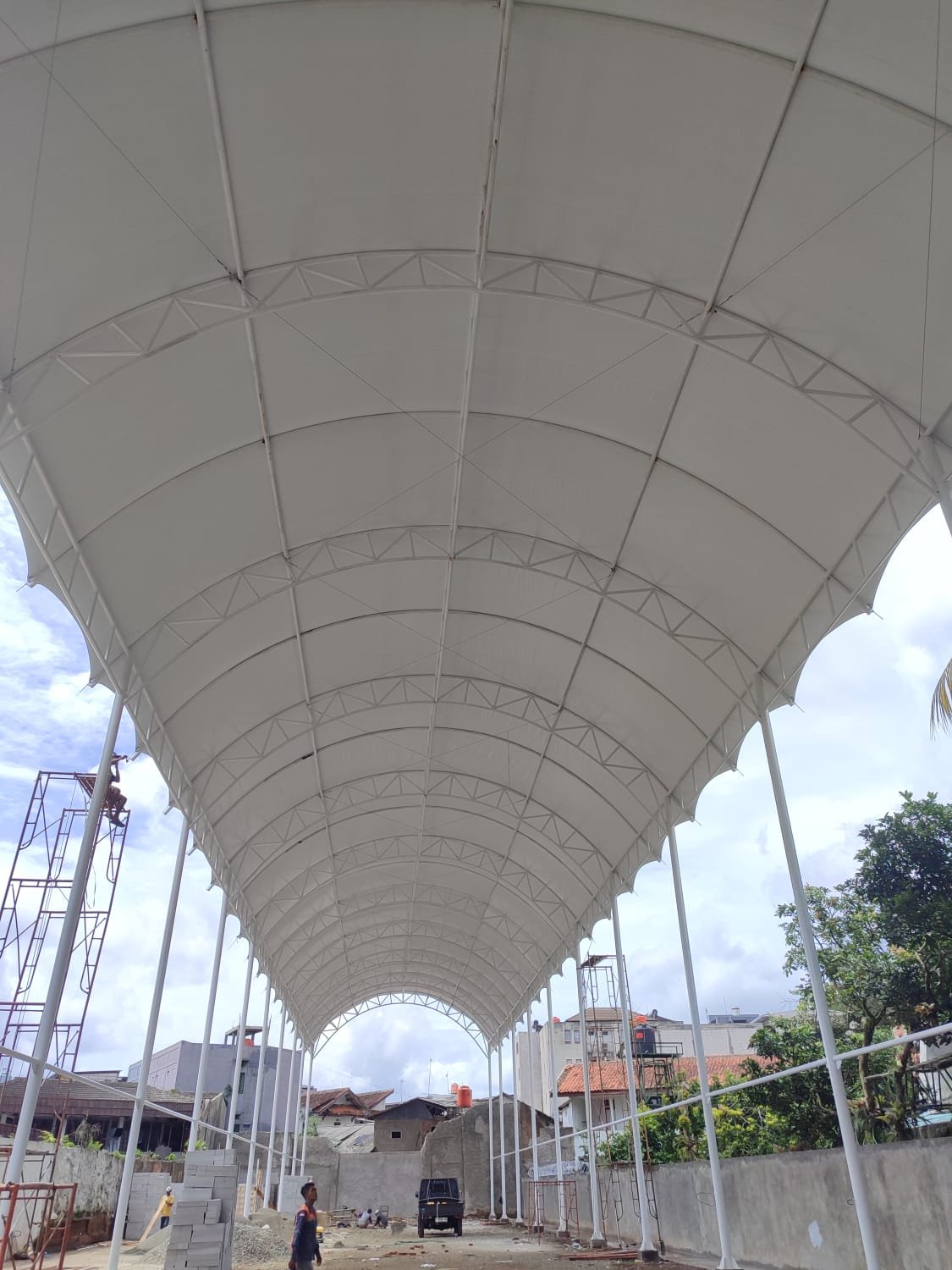 Kanopi Membran Perumahan Poris Indah