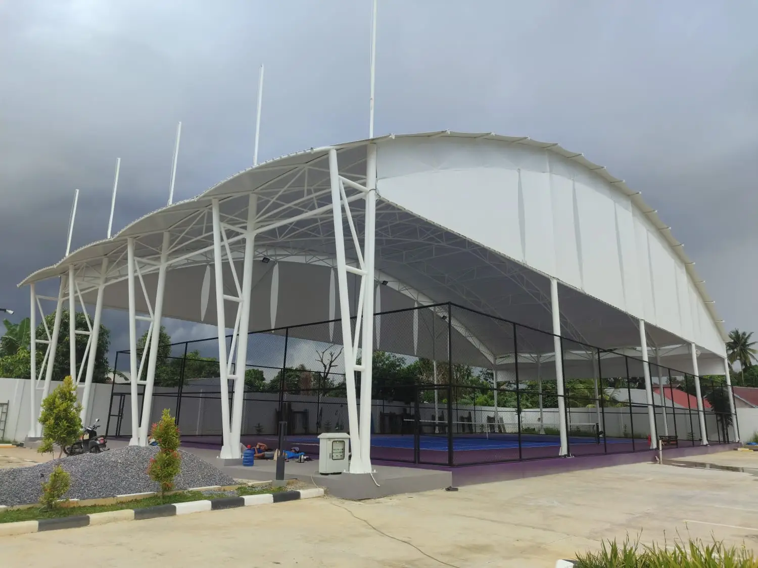 Harga Kanopi Membran Lapangan Padel
