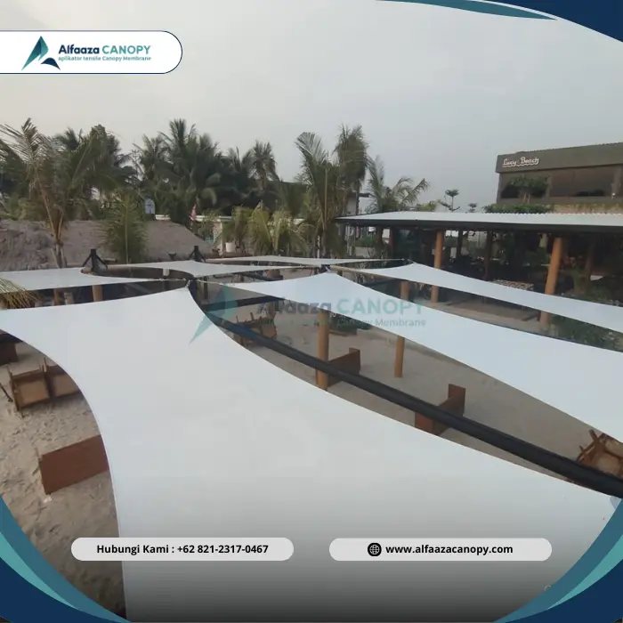 Jasa Rangka dan Kain Membran Tensile di Pinang Tangerang