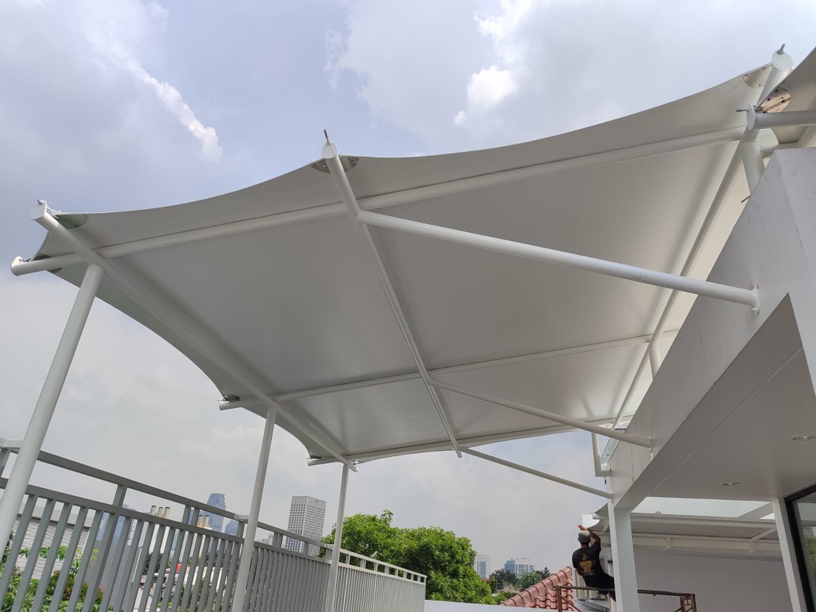 Kanopi Membran Rooftop Grogol